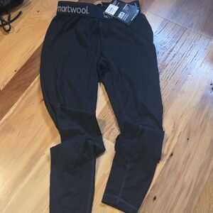 Smartwool Womens XS Black Baselayer Bottoms
